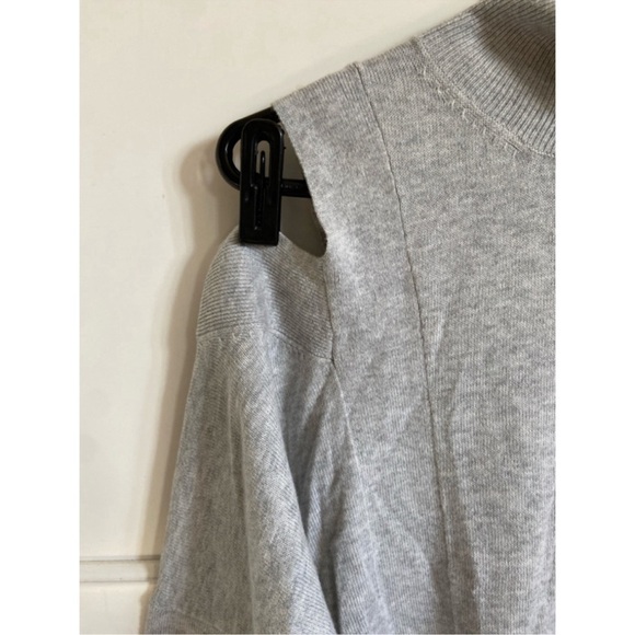 AllSaints Taupe Cecily Cold Shoulder Jumper Size Large - Picture 3 of 6